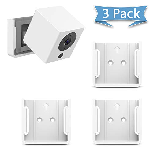 Product Cover HOLACA Quick Indoor Wall Mount Bracket for Wyze Cam 1080p HD Camera and iSmart Alarm Spot Camera (3 Pack, White)