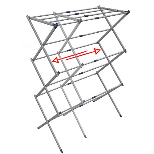 Product Cover Clothes Drying Rack - Drying Rack - Laundry Drying Rack - Laundry Hanger - Baby Clothes Drying Rack - Folding Drying Rack - Portable Drying Rack - Accordion Drying Rack - Expandable Drying Rack