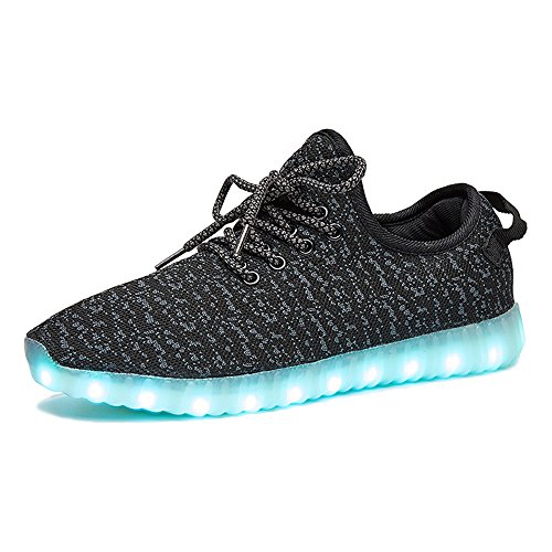 Product Cover LeoVera Unisex LED Shoes USB Charging Flashing Sneakers Light Up Shoes for Women Men