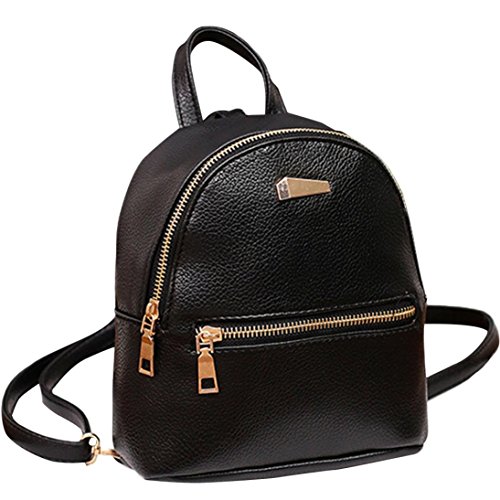 Product Cover Clearance! Nevera Women Leather Backpacks School Rucksack College Shoulder Satchel Travel Bags