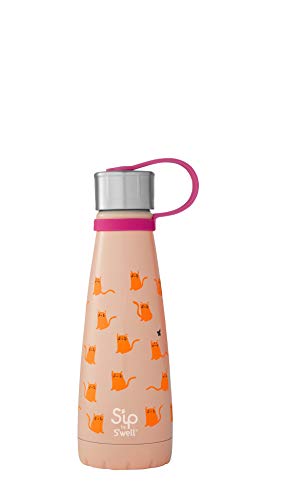 Product Cover S'ip by S'well 20010-B18-07065 Cool Cats Water Bottle, 10oz