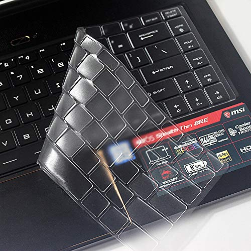Product Cover imComor for MSI GS65 Keyboard Cover Soft-Touch Ultra Thin Clear Protective Skin for MSI GS65 Stealth Thin 15.6 Inch Gaming Laptop(2018 Release)