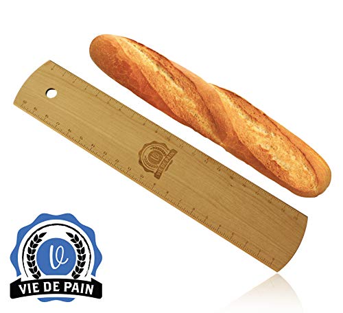 Product Cover Vie De Pain Premium Baguette Transfer Peel- Solid Hardwood Bread Flipping Board