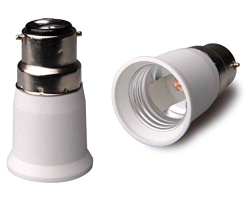 Product Cover Truvic B22 to E27 Bulb Convertor,2 Piece,Black/White Randomly Sent