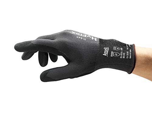 Product Cover HyFlex 11-840 Multipurpose Gloves - Durable, Grip, Comfort , Size Medium (pack of 12)