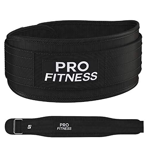 Product Cover ProFitness Weight Lifting Belt Weightlifting 2 (Medium, Black/White)