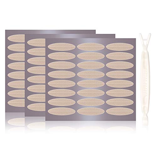 Product Cover Breathable Fiber Single Side Eyelid Tape Stickers-Perfect for Hooded, Droopy, Uneven, or Mono-eyelids-Instant Eye Lift Without Surgery（288 Pairs, Wide）