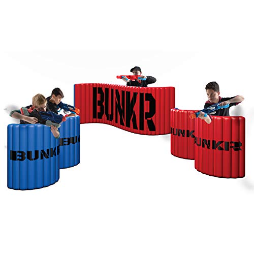 Product Cover BUNKR Inflatable Battlezone Tournament Set (5 Pieces) Compatible with Nerf, Laser X, X-Shot and BoomCo