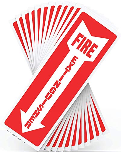 Product Cover Fire Extinguisher Signs, Safety Sign Sticker - 12 Pack - 4