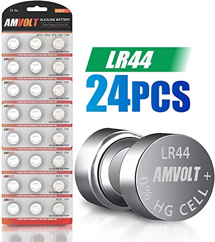 Product Cover 24 Pack LR44 AG13 Battery - [Ultra Power] Premium Alkaline 1.5 Volt Non Rechargeable Round Button Cell Batteries for Watches Clocks Remotes Games Controllers Toys & Electronic Devices - 2020 Exp Date