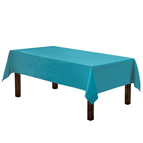 Product Cover Gee Di Moda Rectangle Tablecloth - 60 x 84 Inch - Caribbean Rectangular Table Cloth for 5 Foot Table in Washable Polyester - Great for Buffet Table, Parties, Holiday Dinner, Wedding & More