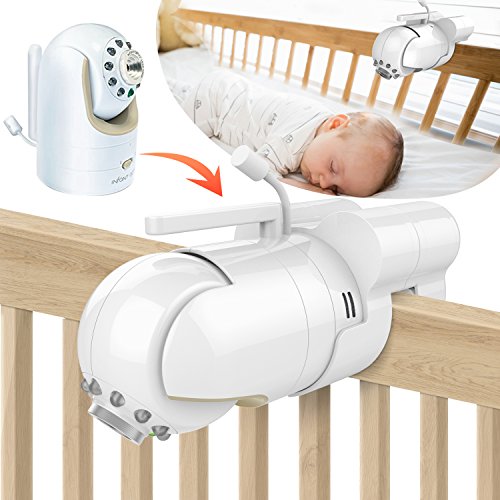 Product Cover Baby Monitor Mount Bracket for Infant Optics DXR-8 Baby Monitor, Featch Universal Baby Cradle Mount Holder for Infant Optics DXR-8(Infant Optics DXR-8 Not Included.) ...