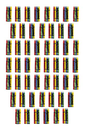 Product Cover Craytastic! Crayons 52 x 4-Packs - Bulk, Premium, Full-Size in Cello Wrapper - Safety Tested & Compliant with ASTM D-4236 - Great Party Favors