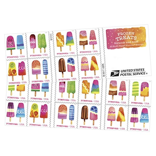 Product Cover USPS Frozen Treats Forever Stamps - Two Books of 20 Stamps