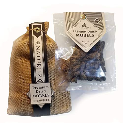 Product Cover Manually Selected Wild Siberian Morel Dried Mushrooms - 1 oz - Vacuum sealed | USDA Organic