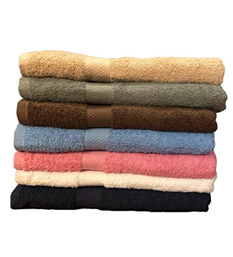 Product Cover ArtMuseKitsMikash ecotowel ECO Towels 6-Pack Bath Towels - Extra-Absorbent - 100% Cotton - 27