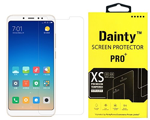 Product Cover DaintyTM Tempered Glass Screen Guard Gorilla Protector for Redmi Note 5 Pro (Transparent)