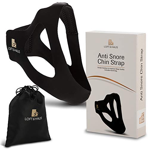 Product Cover Anti Snoring Chin Strap for CPAP Users - Men and Women - Snore Chin Strap Snoring Solution - Snore Stopper CPAP Chin Strap for Snoring, Dry Mouth - Snore Relief Jaw Band CPAP Chin Strap
