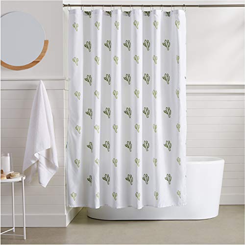 Product Cover AmazonBasics Cactus Bathroom Shower Curtain - 72 Inch
