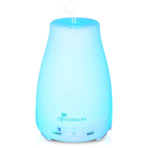 Product Cover Diffuserlove Max 200ML Essential Oil Diffusers Ultrasonic Mist Humidifiers BPA-Free Aromatherapy Diffuser with 7 Color LED Lights Waterless Auto Shut-Off for Bedroom Office Kitchen