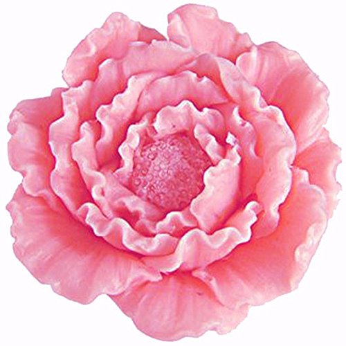 Product Cover Mujiang 3D Peony Flower Cake Decorating Silicone Jello Sugar Chocolate Fondant Molds