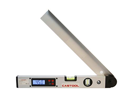 Product Cover 16'' CASTOOL Digital Display Spirit Level With Two Vials Large LCD Display, 0-230Degree Protractor