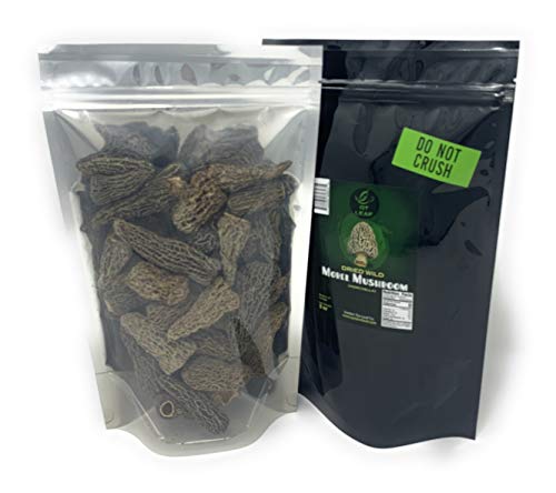 Product Cover Premium Grade Dried Wild Foraged Morel Mushrooms - 2 oz. (Canadian Wild Morels)