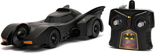 Product Cover Jada 30331 Hollywood Rides DC Comic Batman 1989 Batmobile RC Radio Control Toy Vehicle