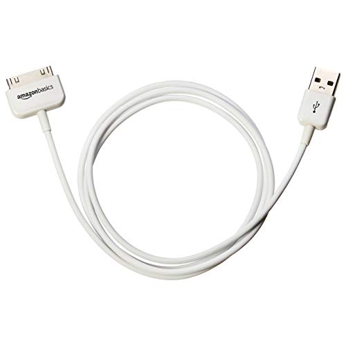 Product Cover AmazonBasics Apple Certified 30-Pin to USB Cable for Apple iPhone 4, iPod, and iPad 3rd Generation - 3.2 Feet (1.0 Meter)