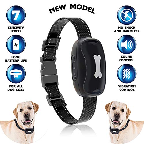 Product Cover Bow2Wow Anti Bark Dog Collar | Stops Barking with Sound and Vibration | Anti Barking Device | No Shock | Small and Medium Dog | Free Spirit Bark Collar | Harmless and Humane | New Version