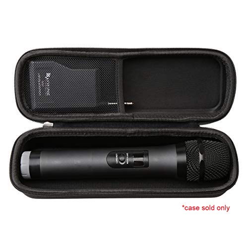 Product Cover Aproca Hard Carrying Travel Case for Fifine Technology K025 Fifine Handheld Dynamic Microphone Wireless mic System