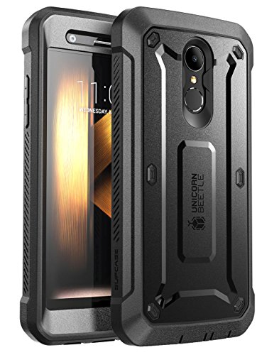 Product Cover SUPCASE [UB PRO] Case for LG K30, Full-Body Rugged Drop-Proof Case with Built-in Screen Protector and Rotating Belt Clip Holster for LG K30 / LG Premier Pro/LG K10 2018 Release (Black)