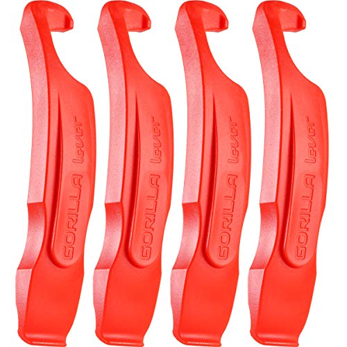 Product Cover Gorilla Force | Ultra Strong Bike Tire Levers | 4 Pack | Lava Red
