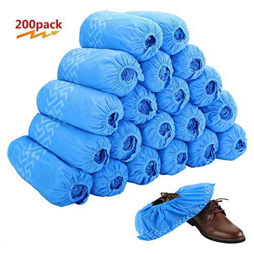 Product Cover Disposable Boot & Shoe Covers 200 Pack (100 Pairs) | Non-Slip, Durable, Indoor | Protect Your Home, Floors and Shoes