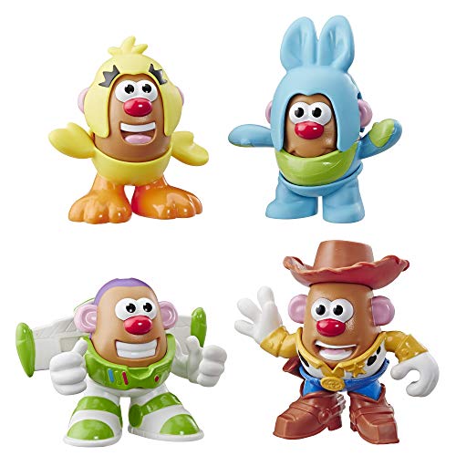 Product Cover Mr Potato Head Disney/Pixar Toy Story Mini 4 Pack Buzz, Woody, Ducky, Bunny Figures Toy for Kids Ages 2 & Up