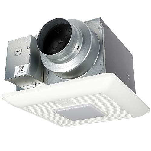 Product Cover Panasonic FV-05-11VKL2 WhisperGreen Select Ventilation Fan/Light Combination, Customizable Bathroom Fan, Pick-A-Flow Speed Selector, Long Lasting, Easy to Install, White