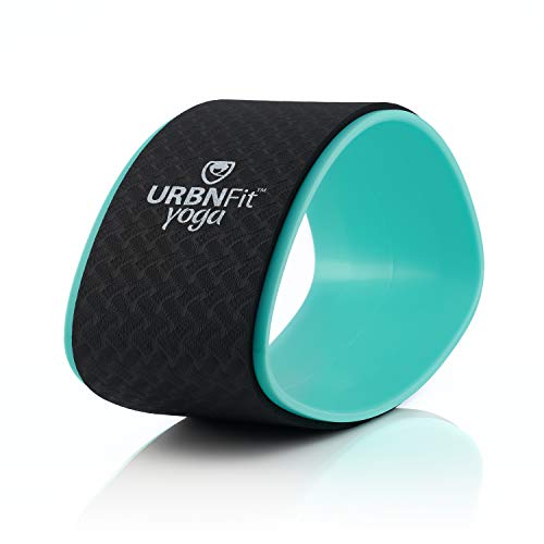 Product Cover URBNFit Yoga Wheel Designed for Dharma Yoga Wheel Pose - for Stretching and Increased Flexibility (Half)