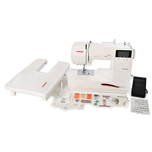 Product Cover Janome TS100Q Sewing Machine, White
