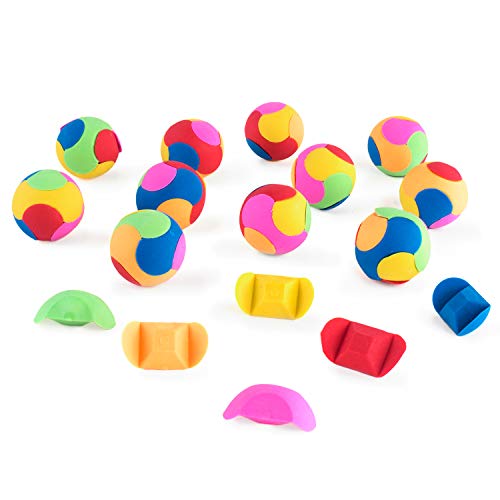 Product Cover Super Z Outlet 12 Pack Colorful Puzzle Erasers Miniature Pencil Erasers Children Party Favors, Classroom Student Prize Packs, Brain Teasers