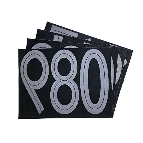 Product Cover Magfok Iron on Black Number 8 inch Transfer, 4 Sheet (Black or White Optional)
