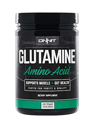 Product Cover Onnit Glutamine | Boosts Aerobic Performance, Reaction Time and Gut Health | NSF Certified for Sport | 60 Servings (Unflavored)