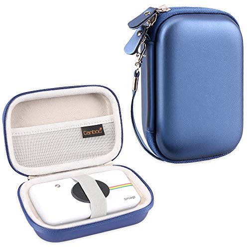Product Cover Canboc Shockproof Carrying Case Storage Travel Bag for Polaroid Snap & Polaroid Snap Touch, Polaroid Mint Instant Print Digital Camera, Pocket Printer Protective Pouch Box, Blue