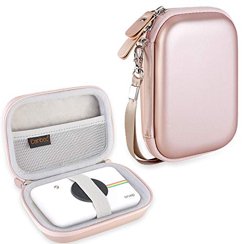 Product Cover Canboc Shockproof Carrying Case Storage Travel Bag for Polaroid Snap & Polaroid Snap Touch, Polaroid Mint Instant Print Digital Camera, Pocket Printer Protective Pouch Box, Rose Gold