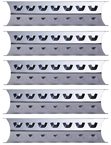 Product Cover Htanch SN5181(5-Pack) Stainless Steel Heat Plate Replacement for Master Forge 2518-3, 3218LT, 3218LTM, 3218LTN, L3218 Grill