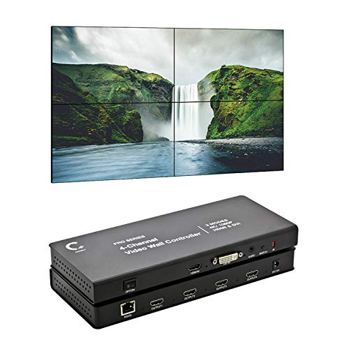 Product Cover Expert Connect 2x2 Video Wall Controller | 1080p, HDMI 1.4, HDCP1.4 Compliant | HDMI & DVI Inputs; HDMI Outputs | 8 Display Modes - 2x2, 1x2, 1x3, 1x4, 2x1, 3x1, 4x1 | Cascading - 2x4, 2x8