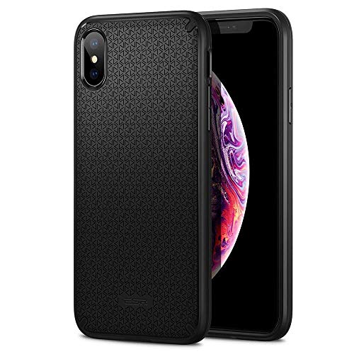 Product Cover ESR Kikko Slim Case for iPhone Xs/X, Flexible Secure Grip Design [Air-Guard Corners] [Easy Grip] for iPhone 5.8 inch(2018 &2017 Release)(Black)