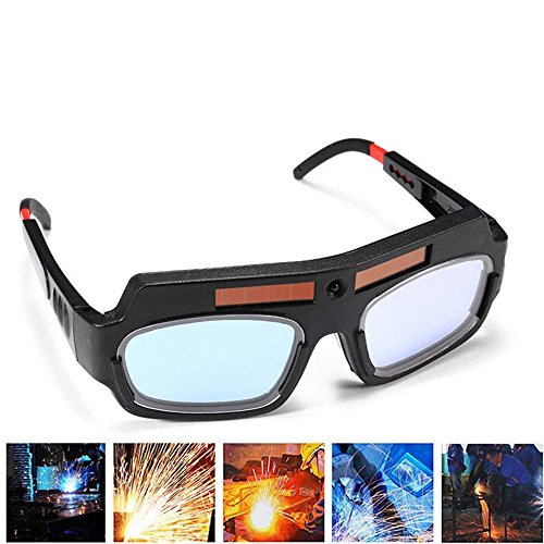 Product Cover 1 Pair Black Solar Auto Darkening Welding Goggle Safety Protective Welding Glasses Mask Helmet, Eyes Goggles Mask Anti-Flog Anti-glare Goggles