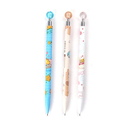 Product Cover Mechanical Pencils 0.5mm Cute Kawaii Sushi Food Press Automatic Mechanical Pencil Writing Drawing School Office Supply Student Stationery 6 Pcs