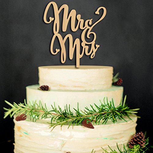 Product Cover YAMI COCU Mr and Mrs Cake Toppers Rustic Wood Wedding Aniversary Party Engagement Decoration