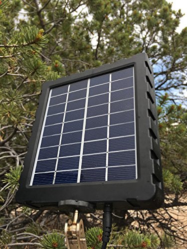 Product Cover Bigfoot Solar Charger Kit with Mount- 1500mAH / 7.4- DC-12V- Trail Camera Solar Panel - for 3G or 4G Game Cameras and Other Outdoor Equipment